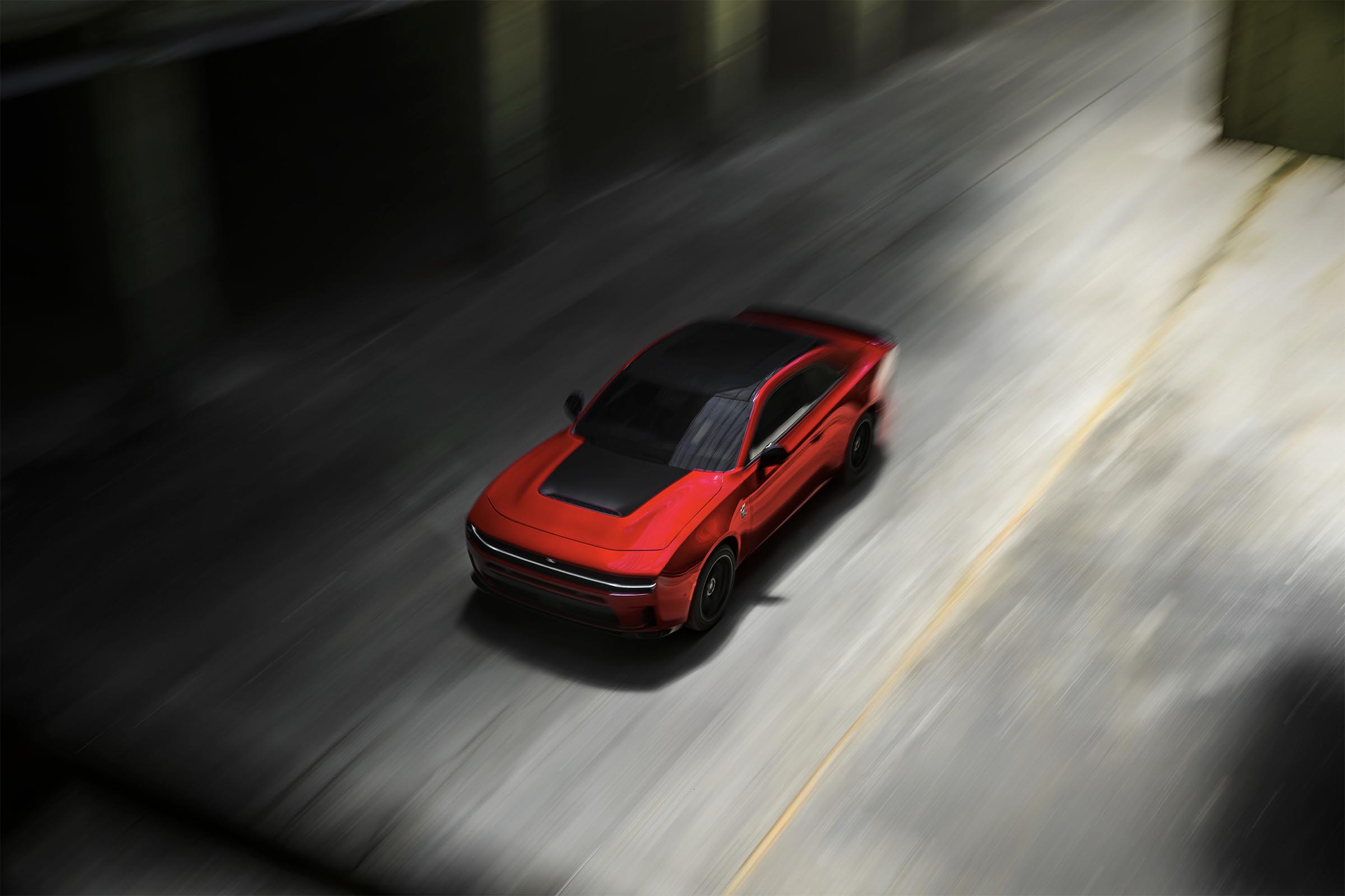 Sixpack-powered Dodge Charger Scat Pack- driving