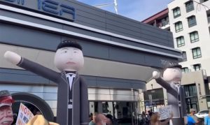 Tesla Diner Protests v2