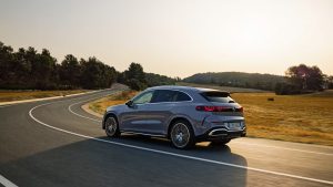 2026 Mercedes GLC electric driving rear
