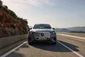 2026 Mercedes GLC electric nose driving