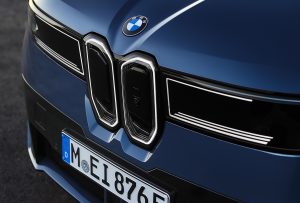 BMW iX3 - grille spinner headlights detail