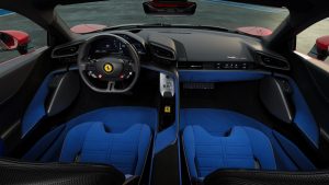 Ferarri 849 Testarossa interior