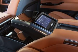2025 Lexus LX 700h Ultra Luxury rear seat touchscreen REL