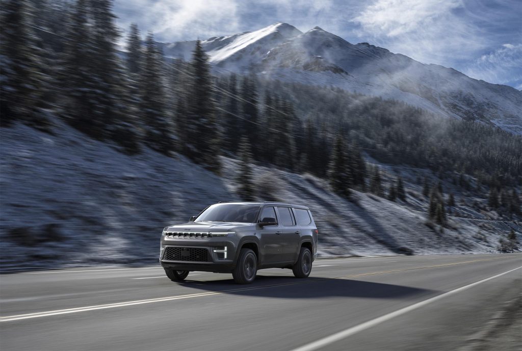 2026 Jeep Grand Wagoneer - driving w mountains