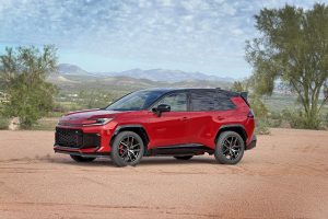 2026 Toyota RAV4 GR - beauty shot with mountains