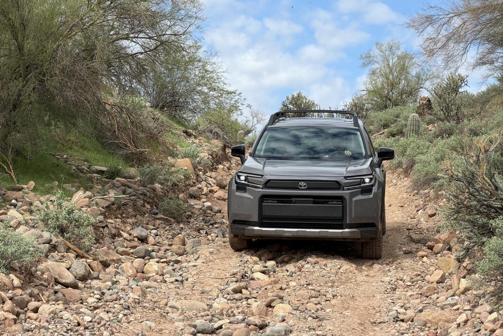 2026 Toyota RAV4 Woodland - descending hill v1