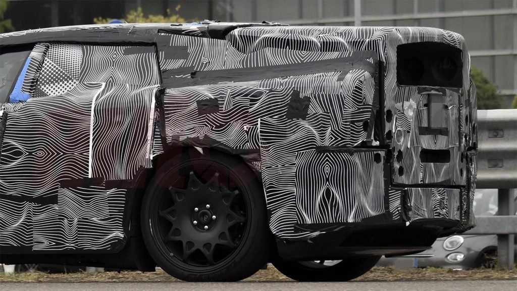 Ferrari Elettrica - spy shot back end