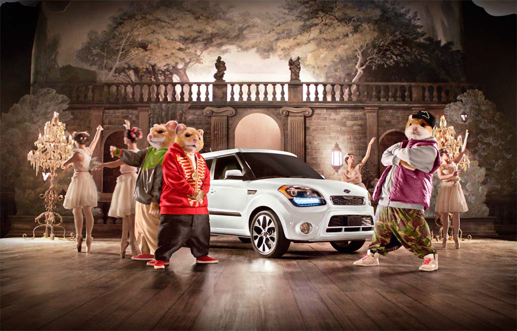 Kia Hamsters Bring Down the House