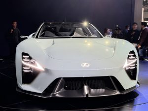 Lexus LS concept coupe nose Tokyo 2025