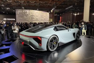 Lexus LS coupe concept rear 3-4 Tokyo 2025