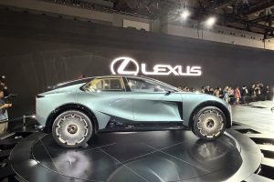 Lexus LS sedan ute concept side Tokyo 2025