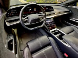 2025 Lucid Air Grand Touring cockpit