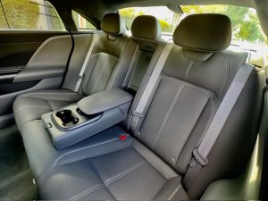 2025 Lucid Air Grand Touring rear seats
