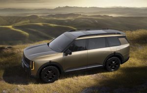 2026 Kia Telluride - high angle front 3-4