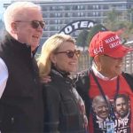 Toyota Chairman Akio Toyoda showed up at a NASCAR event in Japan in MAGA-wear.