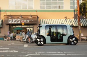 Zoox robotaxi in San Francisco