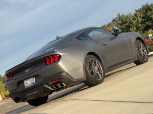 2025 Ford Mustang rear 3-4