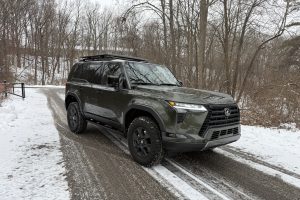 2025 Lexus GX 550 Overtrail+ front 3-4