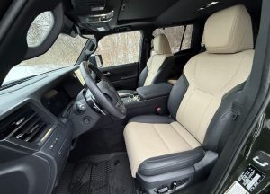 2025 Lexus GX 550 Overtrail+ front seats