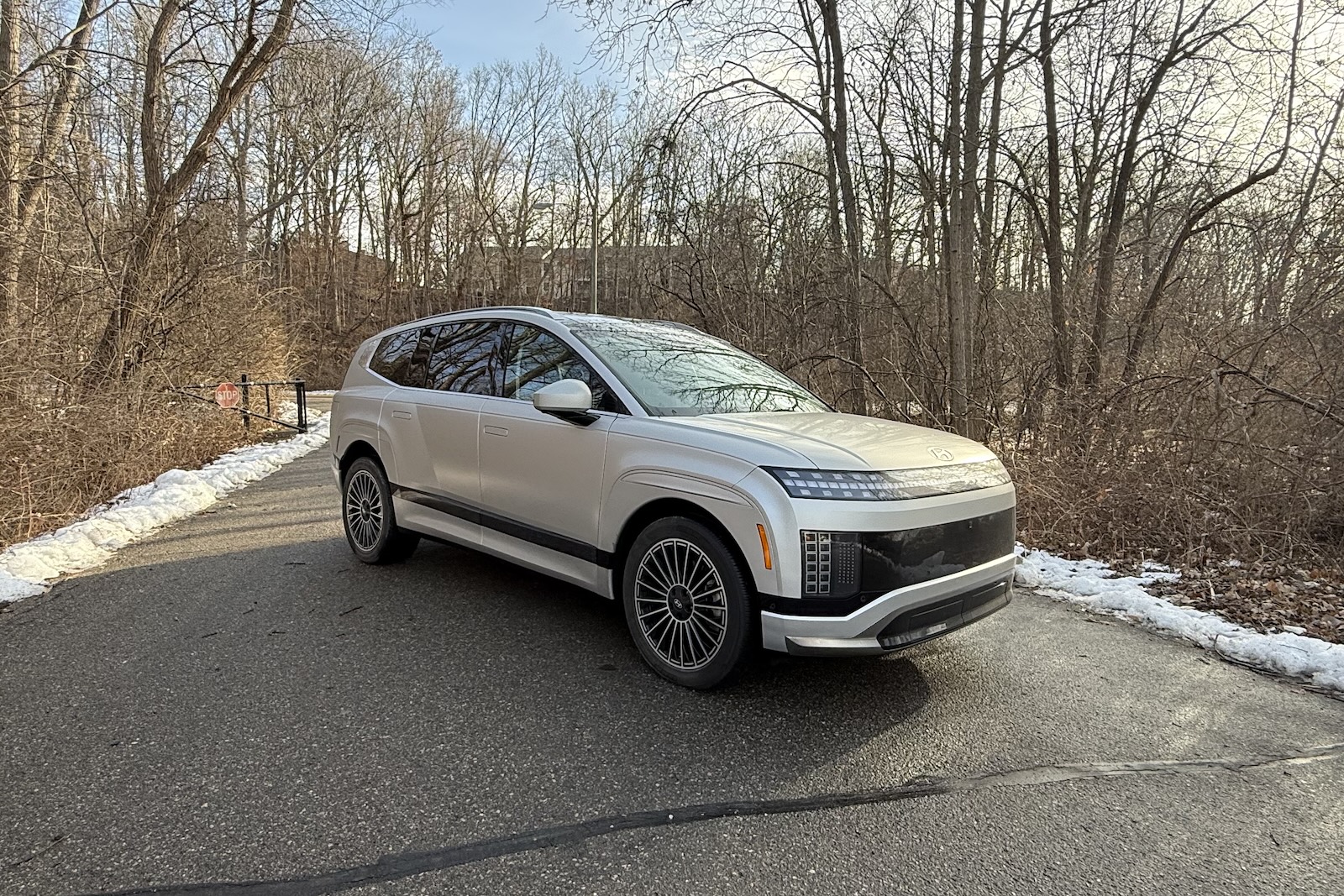 2026 Hyundai Ioniq 9 Calligraphy front 3-4