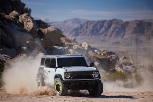 2027 Ford Bronco RTR - Johnson Valley off-road front 3-4