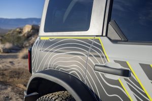 2027 Ford Bronco RTR - Johnson Valley topo map side detail