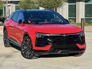 Chevy Blazer SS EV front 3-4