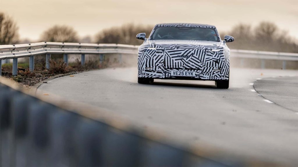 Jaguar Type 00 Concept - on track nose