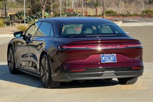 Lucid Air rear 3-4