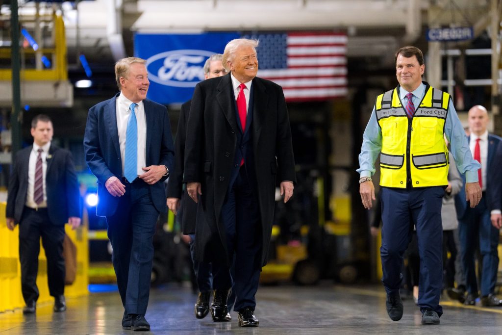 Trump visits Ford Rouge plant