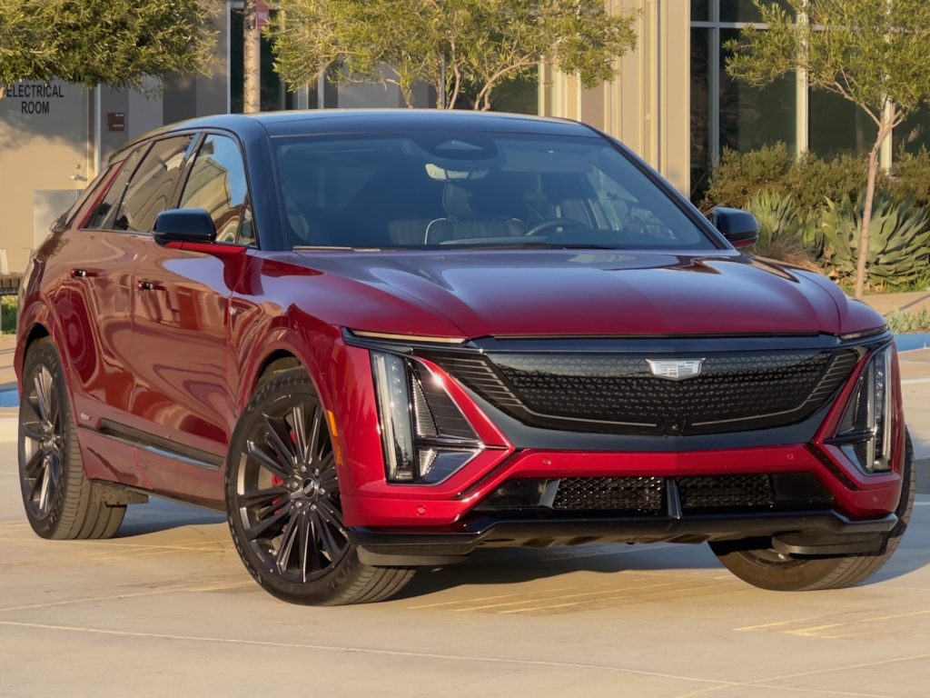 2026 Cadillac Lyriq EV front 3-4