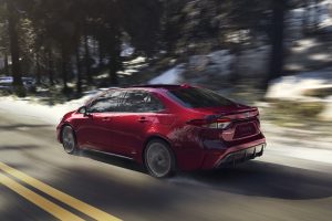 2026 Toyota Corolla Hybrid SE AWD rear 3-4 REL