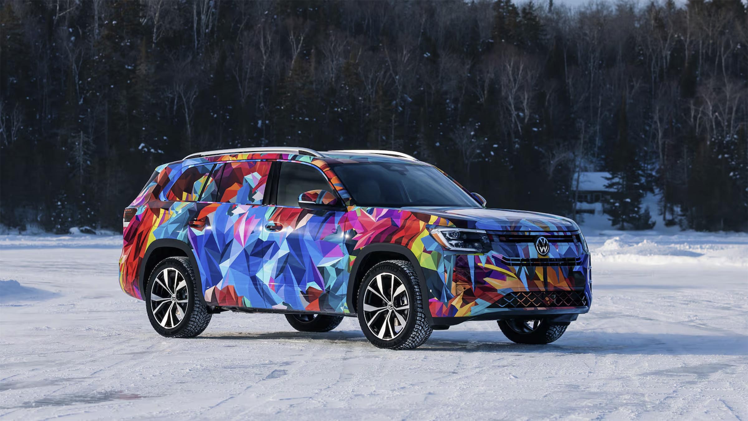 2027 VW Atlas - preview front 3-4