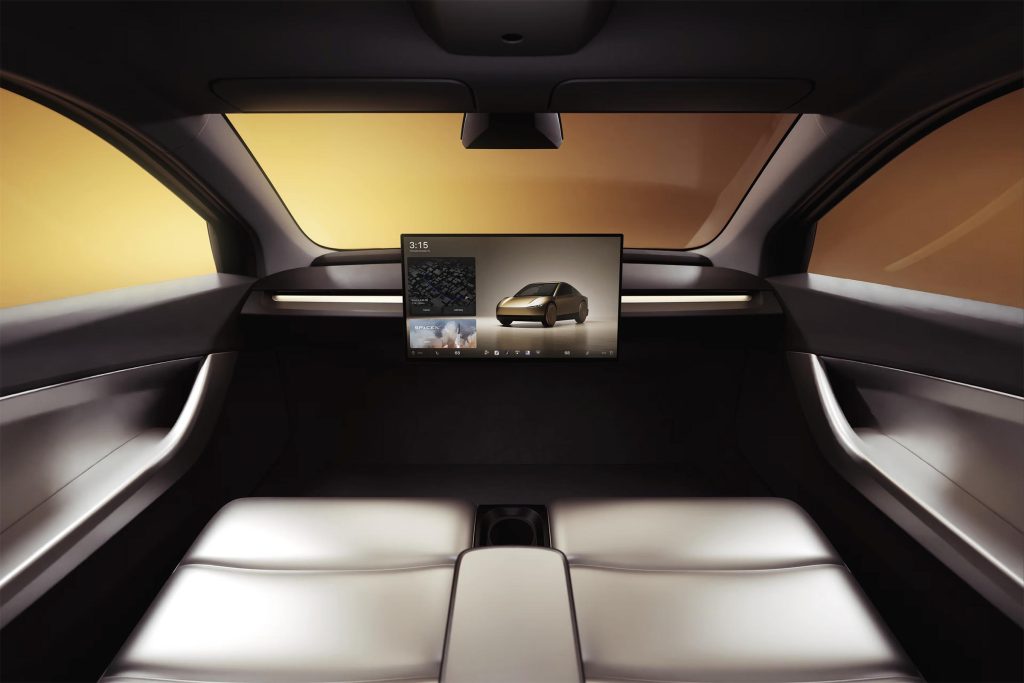 Tesla Steering Wheel-Less Cybercab - interior v1