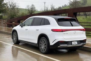 2026 Mercedes EQS 400 white rear