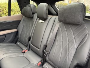 2026 Mercedes EQS 400 white rear seats