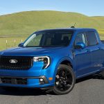 2026 Ford Maverick Lobo front blue