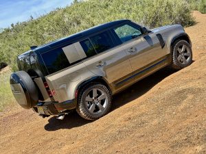 2026 Land Rover Defender 110 P500 side angled