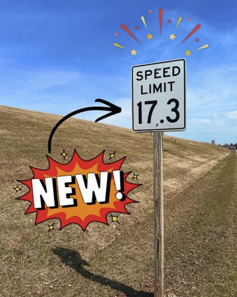 Speed Limit 17 Sign v2