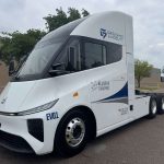 Windrose electric semi side