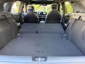 2026 Kia K4 Wagon seats folded