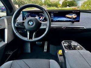 2026 BMW iX xDrive45 cockpit