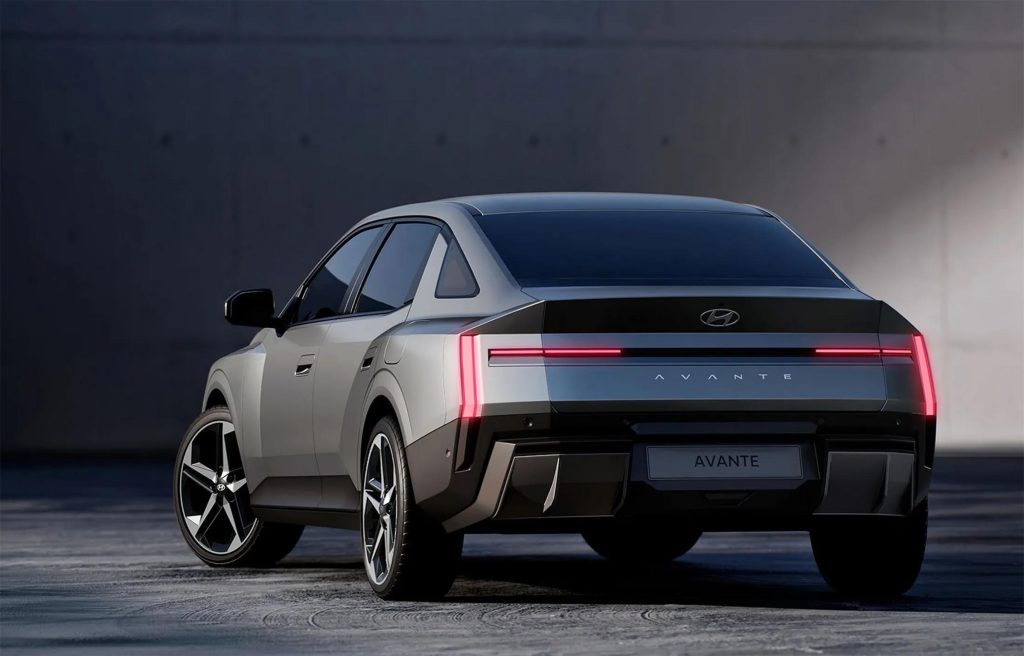2027 Hyundai Avante - rear 3-4