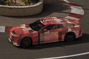 Jaguar Type 01 - camo on track