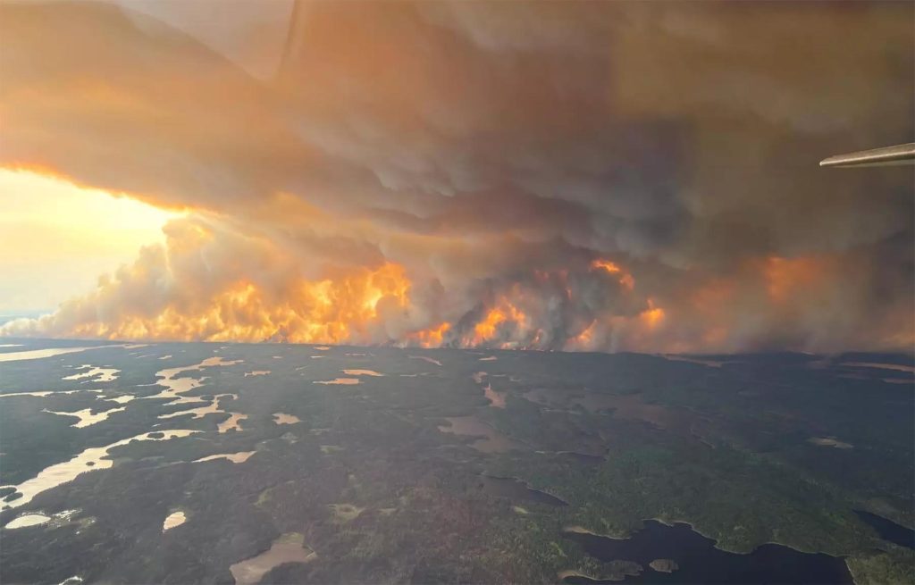 Canadian Wildfire - Manitoba Govt