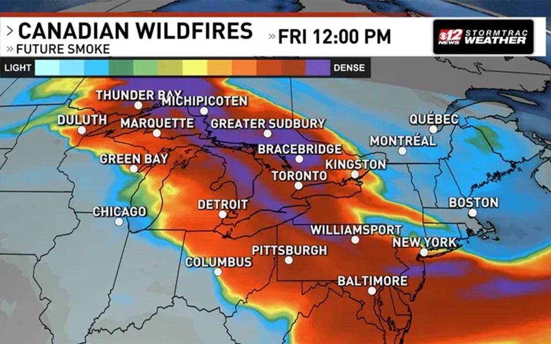 Hazardous Air from Canadian Forest Fires Stirs Up Labor Unrest in Auto Plants.