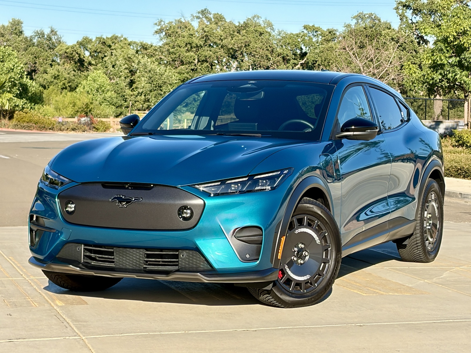2026 Ford Mustang Mach-E teal front best 2026 Ford Mustang Mach-E teal front best
