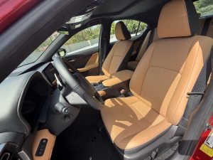 2026 Lexus IS 350 F Sport front seats