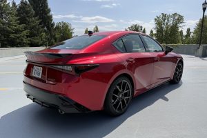 2026 Lexus IS 350 F Sport rear red