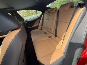2026 Lexus IS 350 F Sport rear seats
